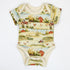 Organic Cotton Short Sleeve Baby Bodysuit, Ranger Organic Earthy Clothing