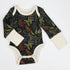 Organic Cotton Long Sleeve Baby Bodysuit, Sage Organic Earthy Clothing