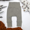 Organic Cotton High Waist Baby Pants, Slate Grey Organic Earthy Clothing