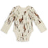 Organic Cotton Long Sleeve Baby Bodysuit, Sorrel Organic Earthy Clothing