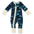 Organic Cotton Baby Pajamas 2-Way Zip Front Zipper Sleeper, Stellar Organic Earthy Clothing