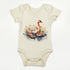 Organic Cotton Short Sleeve Baby Bodysuit, Odette Organic Earthy Clothing