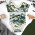 Organic Cotton Short Sleeve Baby Bodysuit, Teton Organic Earthy Clothing