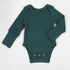 Organic Cotton Long Sleeve Baby Bodysuit, Topaz Organic Earthy Clothing