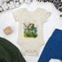 Organic Cotton Short Sleeve Baby Bodysuit, Honu Organic Earthy Clothing