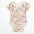 Organic Cotton Short Sleeve Baby Bodysuit, Zara Organic Earthy Clothing