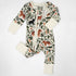 Organic Cotton Baby Pajamas 2-Way Zip Front Zipper Sleeper, Zephyr Organic Earthy Clothing
