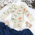 Organic Cotton Long Sleeve Baby Bodysuit, Ziggy Organic Earthy Clothing
