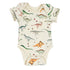 Organic Cotton Short Sleeve Baby Bodysuit, Ziggy Organic Earthy Clothing