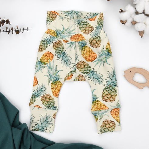 Organic Cotton High Waist Baby Pants, Aloha Organic Earthy Clothing