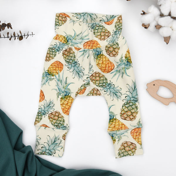 Organic Cotton High Waist Baby Pants, Aloha Organic Earthy Clothing
