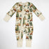 Organic Cotton Baby Pajamas 2-Way Zip Front Zipper Sleeper, Bodhi Organic Earthy Clothing