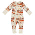 Organic Cotton Baby Pajamas 2-Way Zip Front Zipper Sleeper, Cliff Organic Earthy Clothing
