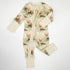 Organic Cotton Baby Pajamas 2-Way Zip Front Zipper Sleeper, Clover Organic Earthy Clothing