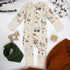 Organic Cotton Baby Pajamas 2-Way Zip Front Zipper Sleeper, Dusty Organic Earthy Clothing