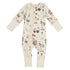 Organic Cotton Baby Pajamas 2-Way Zip Front Zipper Sleeper, Dusty Organic Earthy Clothing