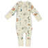 Organic Cotton Baby Pajamas 2-Way Zip Front Zipper Sleeper, Eclipse Organic Earthy Clothing