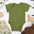 Organic Cotton Short Sleeve Baby Bodysuit, Oregano Organic Earthy Clothing