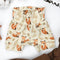 Organic Cotton High Waist Baby Shorts, Rusty Organic Earthy Clothing