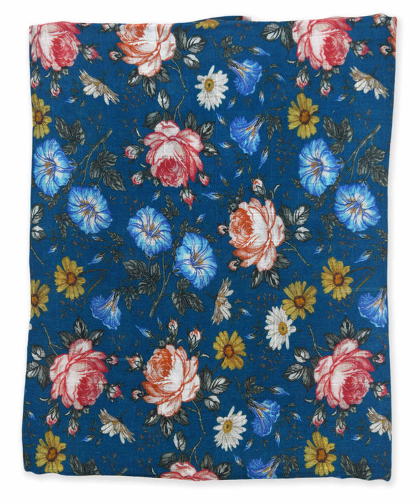 Adeline 1 Layer Muslin Blanket Swaddle 100% Organic Cotton Organic Earthy Clothing