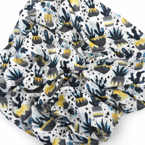 Clay 1 Layer Muslin Blanket Swaddle 100% Organic Cotton Organic Earthy Clothing