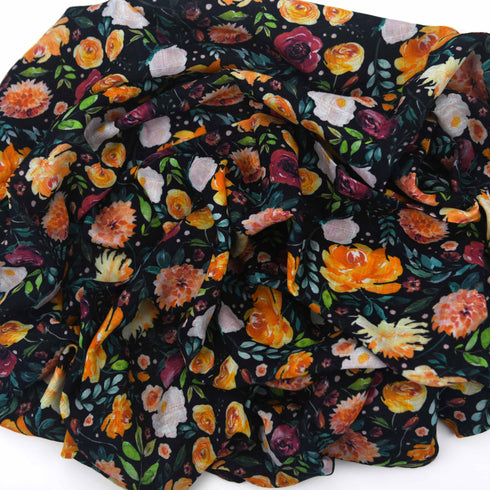 Evelyn 1 Layer Muslin Blanket Swaddle 100% Organic Cotton Organic Earthy Clothing