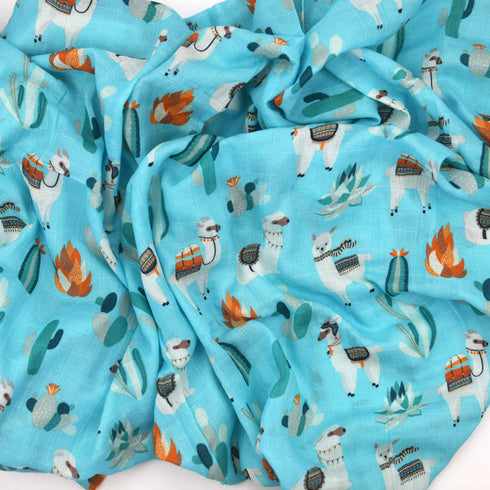 Peru 1 Layer Muslin Blanket Swaddle 100% Organic Cotton Organic Earthy Clothing