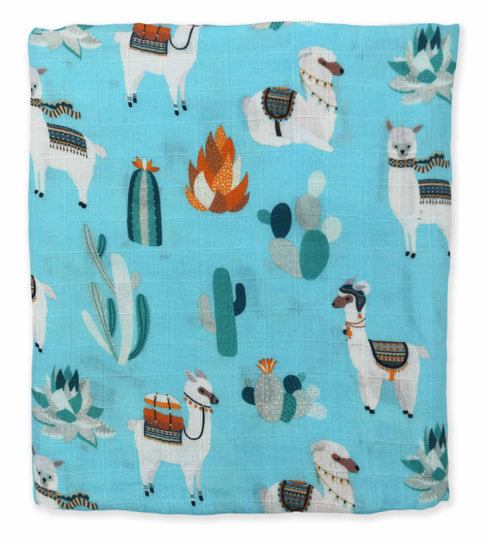 Peru 1 Layer Muslin Blanket Swaddle 100% Organic Cotton Organic Earthy Clothing