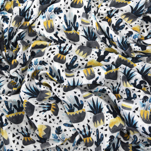 Clay 2 Layer Muslin Blanket Swaddle 100% Organic Cotton Organic Earthy Clothing