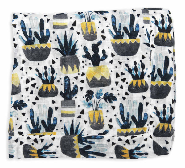 Clay 2 Layer Muslin Blanket Swaddle 100% Organic Cotton Organic Earthy Clothing