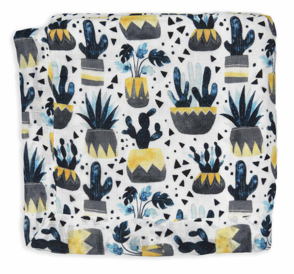 Clay 4 Layer Muslin Blanket Swaddle 100% Organic Cotton Organic Earthy Clothing