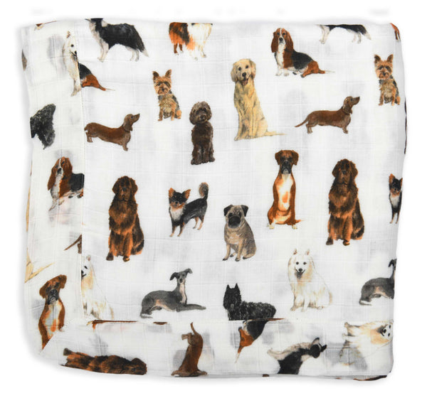 Otis 4 Layer Muslin Blanket Swaddle 100% Organic Cotton Organic Earthy Clothing