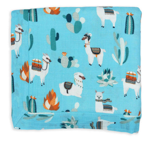 Peru 4 Layer Muslin Blanket Swaddle 100% Organic Cotton Organic Earthy Clothing